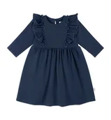 Sukienki - Sukienka ze skrzydełkami granatowa - 62 - miniaturka - grafika 1