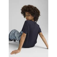 Odzież sportowa dziecięca - Młodzieżowa koszulka PUMA Class z grafiką PUMA New Navy Blue - miniaturka - grafika 1