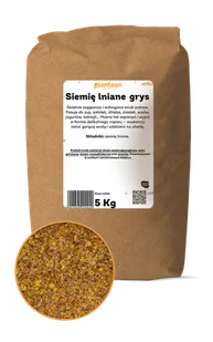 Siemię lniane grys 5kg - Bakalie - miniaturka - grafika 1