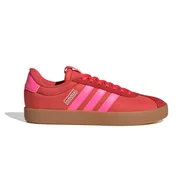 Półbuty damskie - Damskie Buty ADIDAS VL COURT 3.0 JS2056 – Czerwony - miniaturka - grafika 1