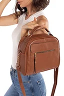 Torebki damskie - Madamra Women's TRFMDMRA100245 Shoulder Bag, beżowy - miniaturka - grafika 1