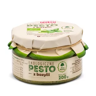 Dary Natury Pesto z Bazylii BIO 200g - Dary Natury - Sosy w słoikach - miniaturka - grafika 1