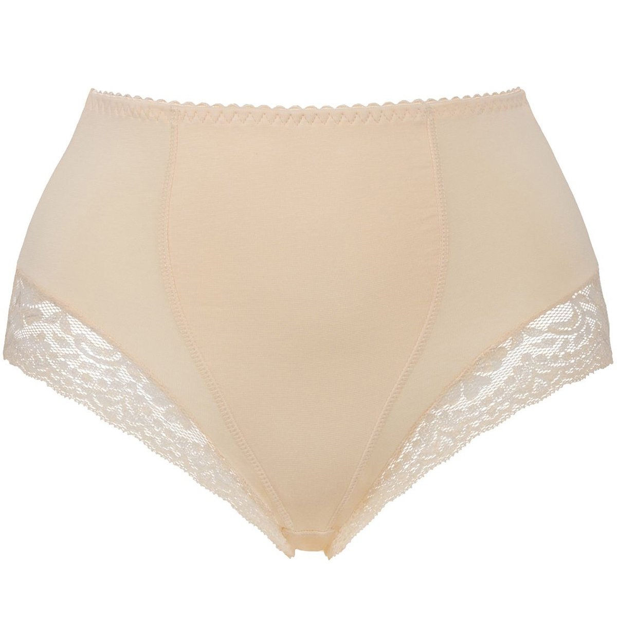 Figi Damskie Bawełniane Majtki Bielizna Wyszczuplająca Mitex ELA SUPER Beżowe 7XL