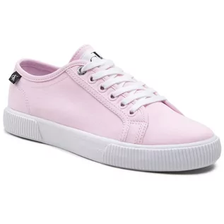 Trampki damskie - Calvin Klein Jeans Tenisówki Vulcanized Sneaker YW0YW00123 Pearly Pink - grafika 1