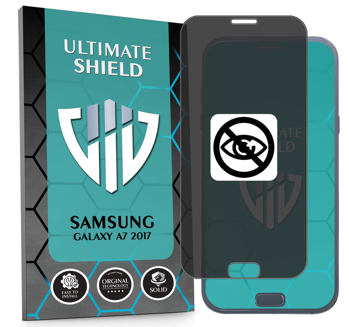 NAJLEPSZA FOLIA 5D ANTYSZPIEGOWSKA DO SAMSUNG GALAXY A7 2017 HYDROŻELOWA