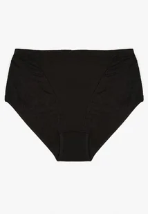 Czarne Bawełniane Majtki Figi z Koronką Idiana - Majtki damskie - miniaturka - grafika 1