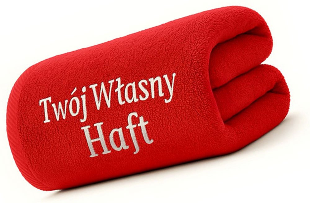 RĘCZNIK FROTTE KĄPIELOWY PLAŻOWY 70x140 TWÓJ WŁASNY HAFT IMIE WF SIŁOWNIA
