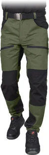 Spodnie ochronne do pasa khaki-czarny roz.60 - Odzież robocza - miniaturka - grafika 1