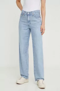 Spodnie damskie - Levi's jeansy BAGGY DAD damskie medium waist - grafika 1