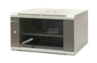 EmiterNet Szafa wisząca niedzielona 19'' 6U, drzwi blacha/szkło,  600×600×370mm szer./gł./wys. - Akcesoria do serwerów - miniaturka - grafika 1