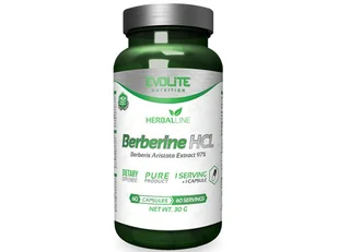 Evolite Nutrition Evolite Berberine HCL 400mg 60 kaps. - Spalacze tłuszczu - miniaturka - grafika 1