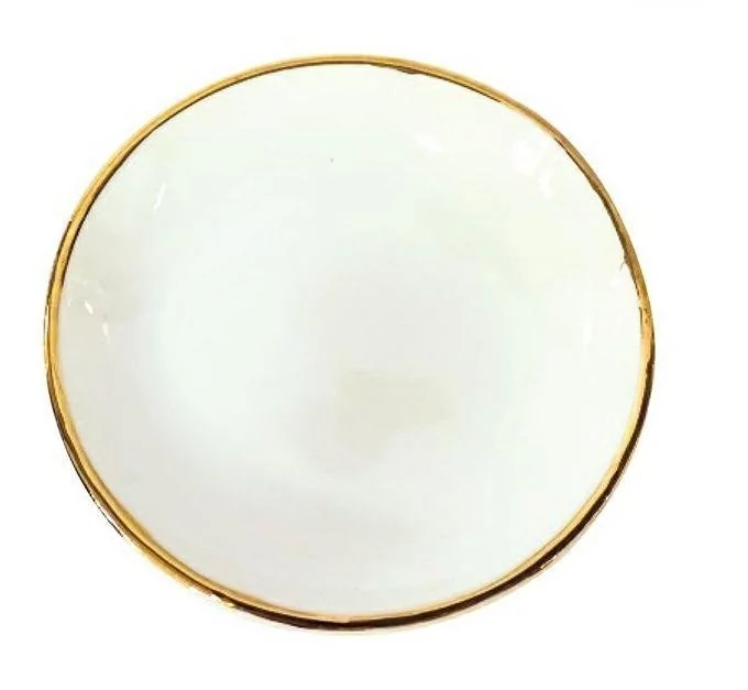 Intesi Talerzyk ceramiczny Uman 8 cm biały