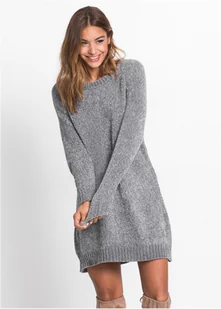 Sukienka dzianinowa oversize z szenili - bonprix - Sukienki - miniaturka - grafika 1