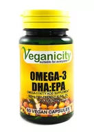 Witaminy i minerały - Veganicity, Omega-3 500 mg, 60 kaps. - miniaturka - grafika 1