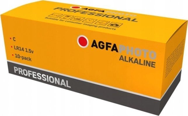 Agfa AgfaPhoto Batterie Alkaline Professional -C Baby 10St.