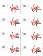 Startery i doładowania - Internet na karte Play Virgin Mobile 10x 750GB na 240 dni 6 Tb i 76 Gb Ue - miniaturka - grafika 1