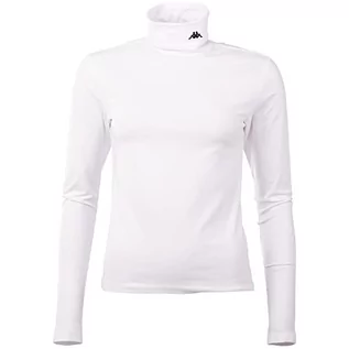 Koszulki i topy damskie - Kappa Damska koszulka Ledi, krój slim fit, Bright White, S - grafika 1