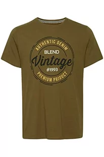Blend Męski T-shirt 20714811, 190622/Military Olive, XL - Koszulki męskie - miniaturka - grafika 1