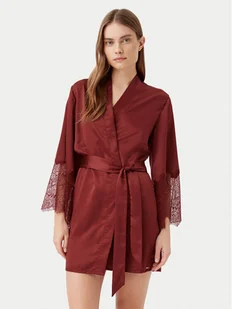 Hunkemöller Szlafrok Camille 300601 Czerwony - Szlafroki damskie - miniaturka - grafika 1