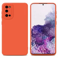 Etui i futerały do telefonów - Pokrowiec Etui Do Samsung Galaxy S20 w FLUID POMARAŃCZA TPU Silikonowe Obudowa Ochronny Case Cover Cadorabo - miniaturka - grafika 1