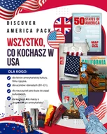 Książki do nauki języka angielskiego - Discover America Pack - Wszystko, co kochasz w USA - miniaturka - grafika 1