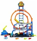 Tory, garaże, parkingi - Hot Wheels City Mega Garaż Gigapętla - miniaturka - grafika 1