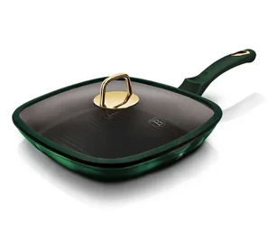 Berlinger Haus Lumarko Patelnia Tytanowa Grillowa 28cm Bh-6051 Emerald BH-6051 Kinghoff - Patelnie - miniaturka - grafika 8
