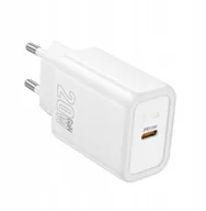Zasilacze do laptopów - HOCO wall charger Type C PD QC 20W N60 white - miniaturka - grafika 1