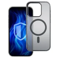 Etui i futerały do telefonów - 3MK Frosty MagCase iPhone 15 Pro Max czarny/black - miniaturka - grafika 1