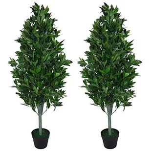 Sztuczne gałęzie ziemne, 120 cm, zielone, 2 sztuki - Sztuczne drzewka - miniaturka - grafika 1