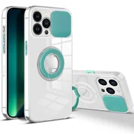 Etui i futerały do telefonów - Etui König Design kompatybilne z Apple iPhone 13 Pro Max - plastikowe, miękkie etui na telefon - miętowa zieleń - miniaturka - grafika 1