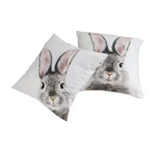 Poduszki dekoracyjne - Poduszka zając 40 x 40cm 2 wzory - miniaturka - grafika 1