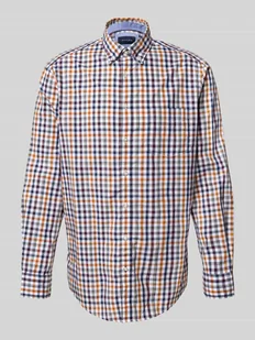 Koszula casualowa o kroju regular fit z kołnierzykiem typu button down - Koszule męskie - miniaturka - grafika 1