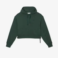 Bluzy damskie - Damska Bluza LACOSTE SWEATSHIRTS SF0281.5HX – Zielony - miniaturka - grafika 1