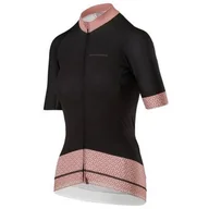Koszulki rowerowe - Koszulka rowerowa KROSS Flow Lady 2.0 ( L) Czarno-różowy - miniaturka - grafika 1