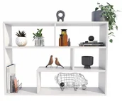 Półki do salonu - Półka Wisząca Fino Biała Na Książki Zdjęcia Zabawki - miniaturka - grafika 1