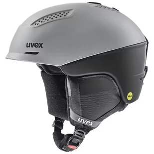 Kask narciarski dla dorosłych Uvex Ultra MIPS Rhino Black Mat 2023 - Kaski narciarskie - miniaturka - grafika 1