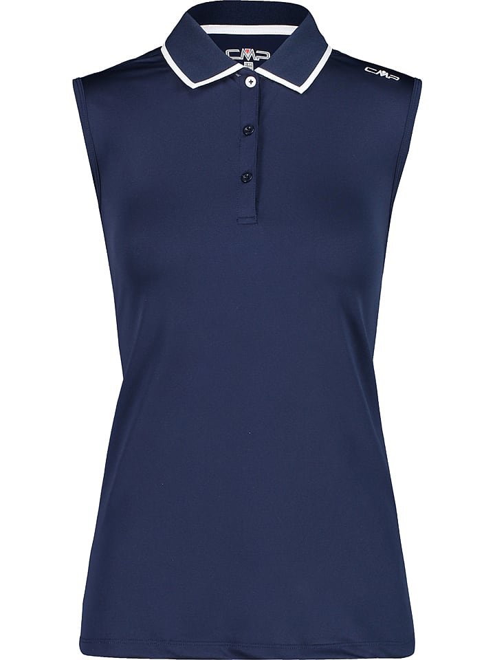 CMP Funkcyjna koszulka polo w kolorze granatowym
