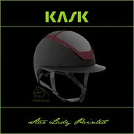 Kaski do jazdy konnej - Kask Sport Kask Star Lady Painted - KASK - czarny/bordowy - roz. 57-59 - miniaturka - grafika 1
