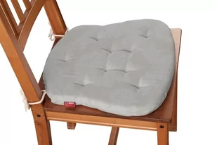 Dekoria Dekoria Siedzisko Filip na krzesło jasny popiel 41 × 38 × 3,5 cm Damasco 215-613-81 - Poduszki na krzesła - miniaturka - grafika 1