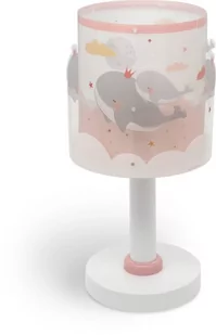 Wieloryby lampka nocna 1-punktowa różowa 61171S - Lampy stojące - miniaturka - grafika 1