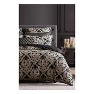 Pościel - Brązowa pościel dwuosobowa z bawełny renforcé z prześcieradłem 4-częściowa 200x220 cm Damask – Mila Home - miniaturka - grafika 1