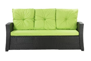 Poduszki na sofę, limonka, 168x52x7+ 3*50x56cm, poduszki na meble ogrodowe - Poduszki ogrodowe - miniaturka - grafika 1