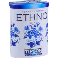 Kawa w kapsułkach i saszetkach - BASILUR Herbata Tipson Ethno Blue Flowers w puszce 100g 80090 - miniaturka - grafika 1