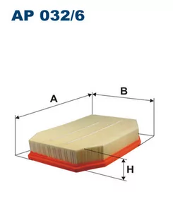Filtron Filtr powietrza AP032/6 AP032/6 - Filtry powietrza - miniaturka - grafika 1