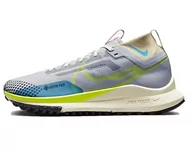 Trampki damskie - Nike React Pegasus Trail 4 Gore-Tex, Trampki damskie, Szary Wolf Grey Volt Stadium Green Baltic Blue, 35.5 EU - miniaturka - grafika 1