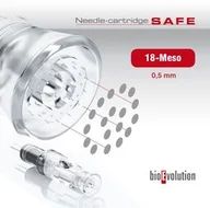 Pozostałe akcesoria kosmetyczne - Kartridż do mezoterapii mikroigłowej BIOEVOLUTION 18-meso 0,5 SAFE - miniaturka - grafika 1