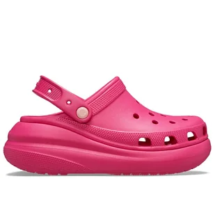 Klapki Crocs Classic Crush Clog 207521-6ZQ - różowe - Klapki i japonki damskie - miniaturka - grafika 1