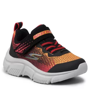 SKECHERS Sneakersy Norvo 405035N Black/Red - Sneakersy damskie - miniaturka - grafika 1