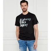 Koszulki męskie - Replay T-shirt Regular Fit - miniaturka - grafika 1